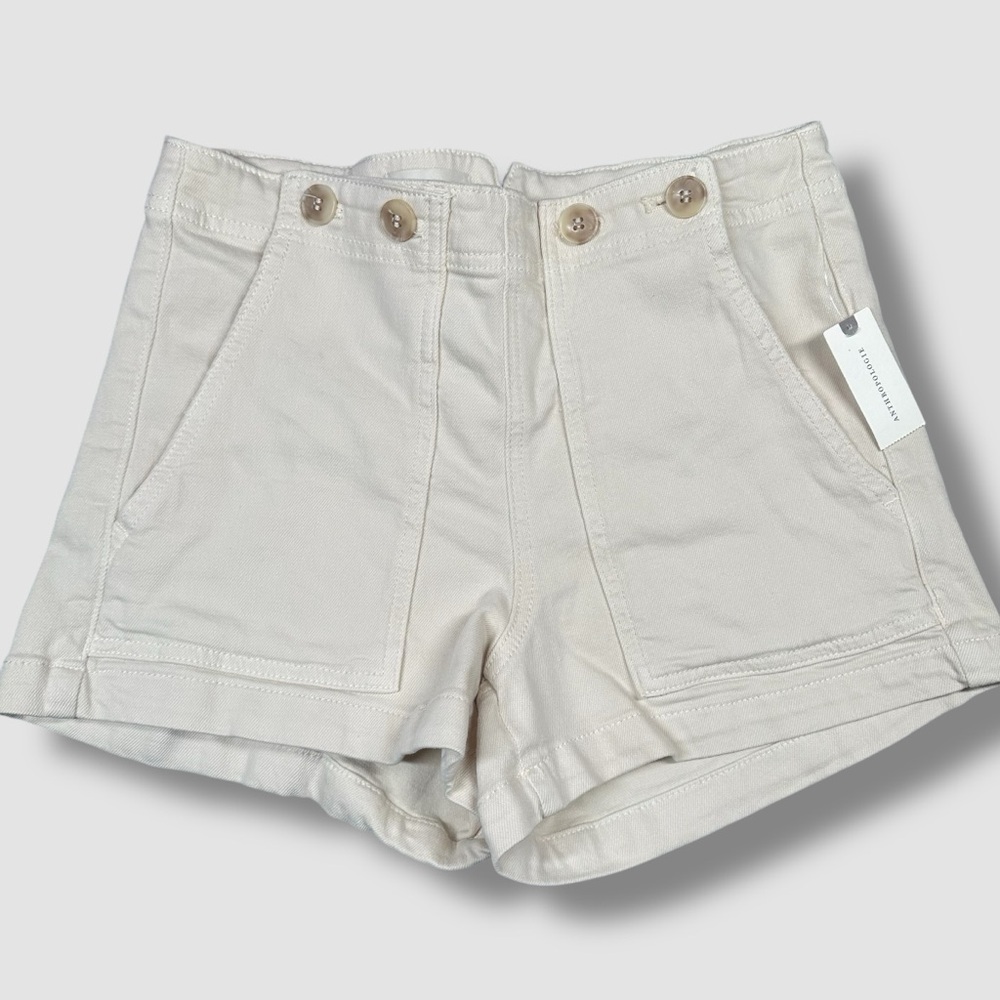 NWT Anthropologie Pilcro The Kit High-Rise Utility Shorts - Picture 3 of 12
